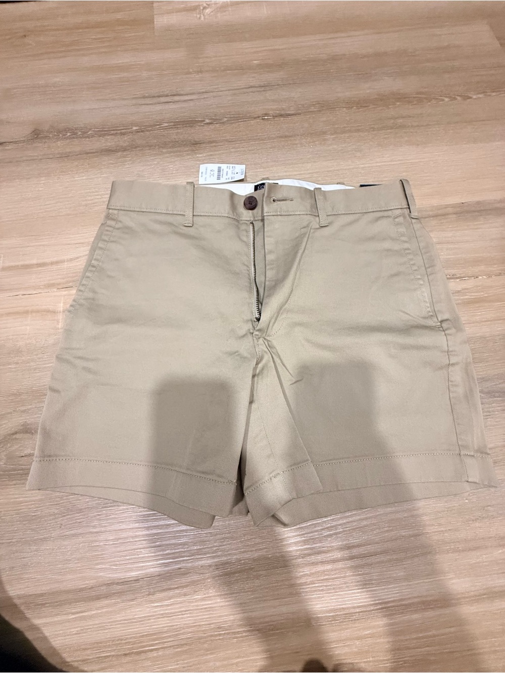 J. Crew Tailored Flat-Front Khaki Shorts